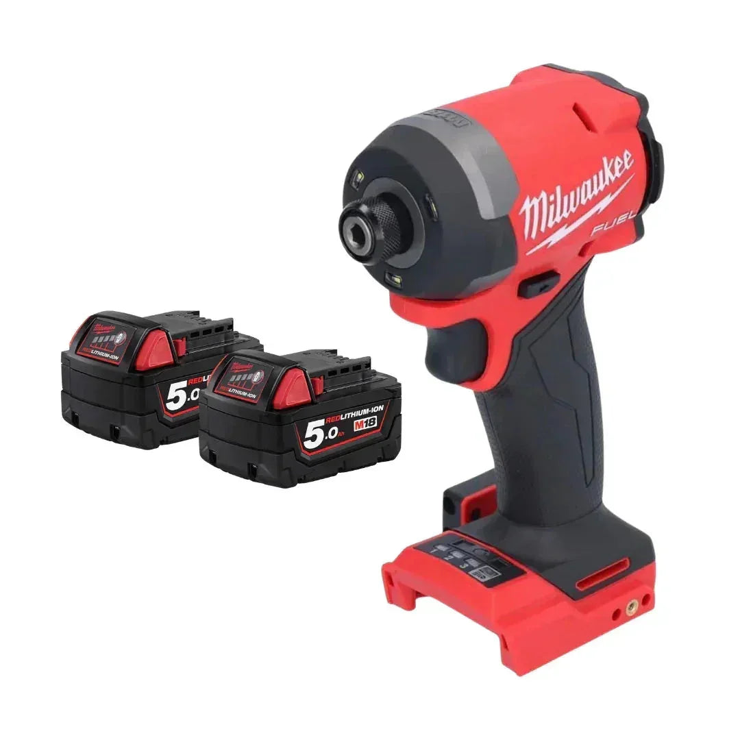 Milwaukee M18 Impact Driver with Battery Pack (2 × 5.0Ah)