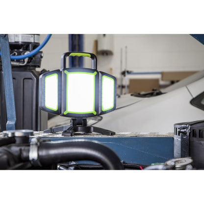 Sealey LED18WFLCOMBO Rechargeable Flexible Floodlight with Tripod