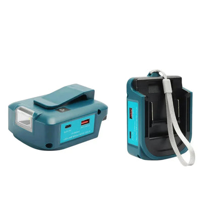 Makita ADP05 USB Charging Adapter – Includes Two 18V 5.0Ah Batteries