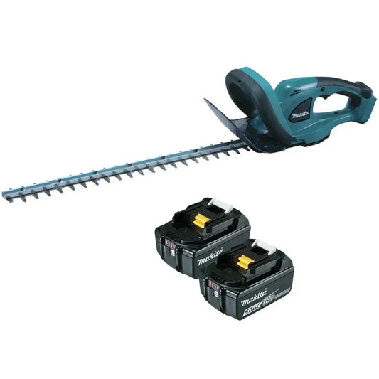 Makita 18V LXT Cordless Hedge Trimmer with 2 Batteries