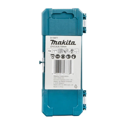 Makita Concrete & Masonry Drill Bit Set – 5 Pieces