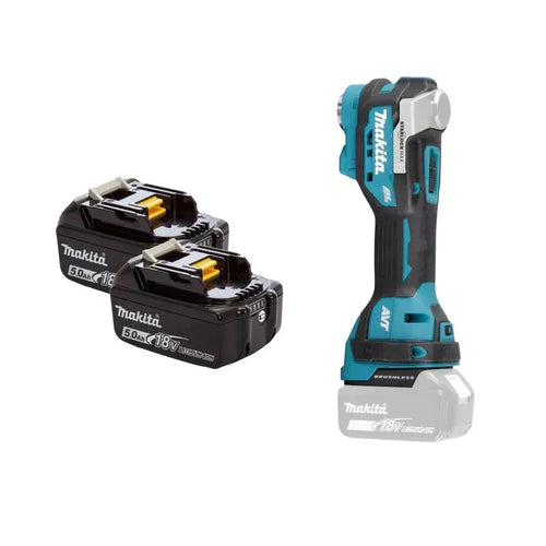 Makita LXT StarlockMax Cordless Multi-Tool with Battery Pack (2 × 5.0Ah)