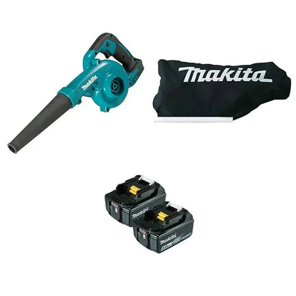 Makita 18V Cordless Blower – Dust Bag & Twin Battery Set
