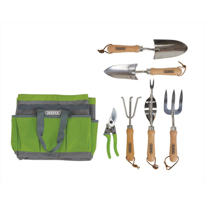 Stainless Steel Garden Tool Set with Storage Bag 8 Piece