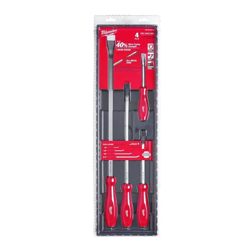 Milwaukee Pry Bar Set 4 Piece